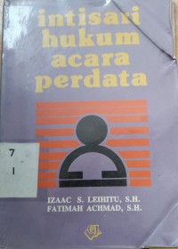 Image of Intisari Hukum Acara Perdata