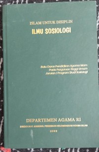Image of Islam untuk Disiplin Ilmu Sosiologi