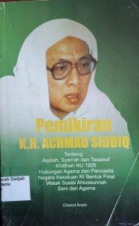 Image of Pemikiran K.H. Achmad Siddiq